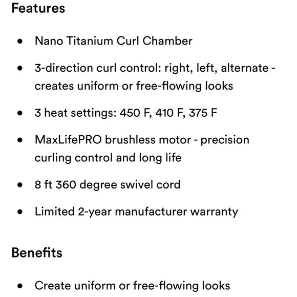 BaBylissPro MiraCurl 3 Curl Hair Machine 👩‍🦱 NEW IN SEALED BOX BaByliss - Picture 6 of 7